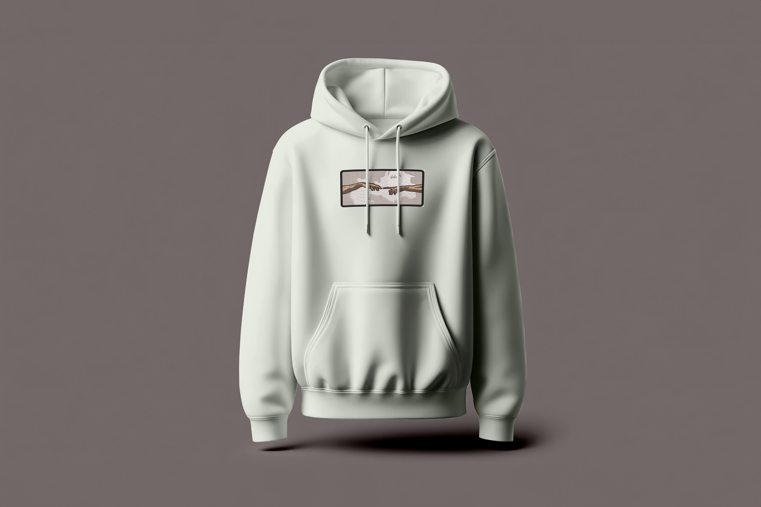 ZAVEX embroidered hoodie with custom embroidery design