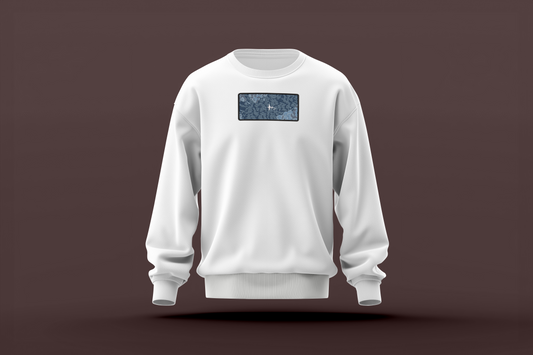 ZAVEX Airplane Over Sea embroidered sweatshirt – travel inspired embroidery sweatshirt