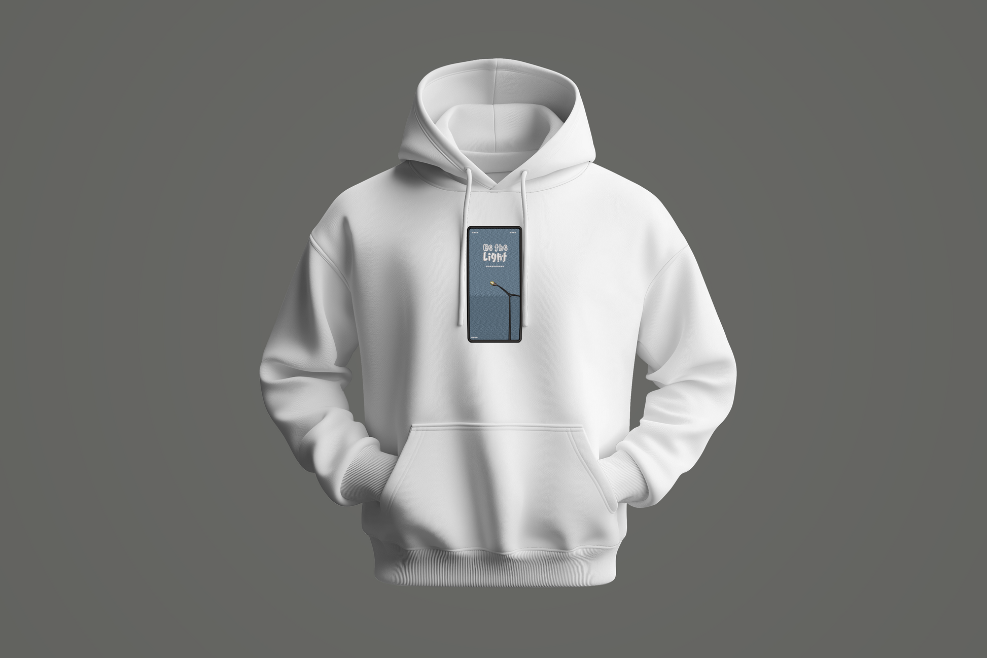 ZAVEX Be The Light embroidered hoodie – motivational embroidery hoodie
