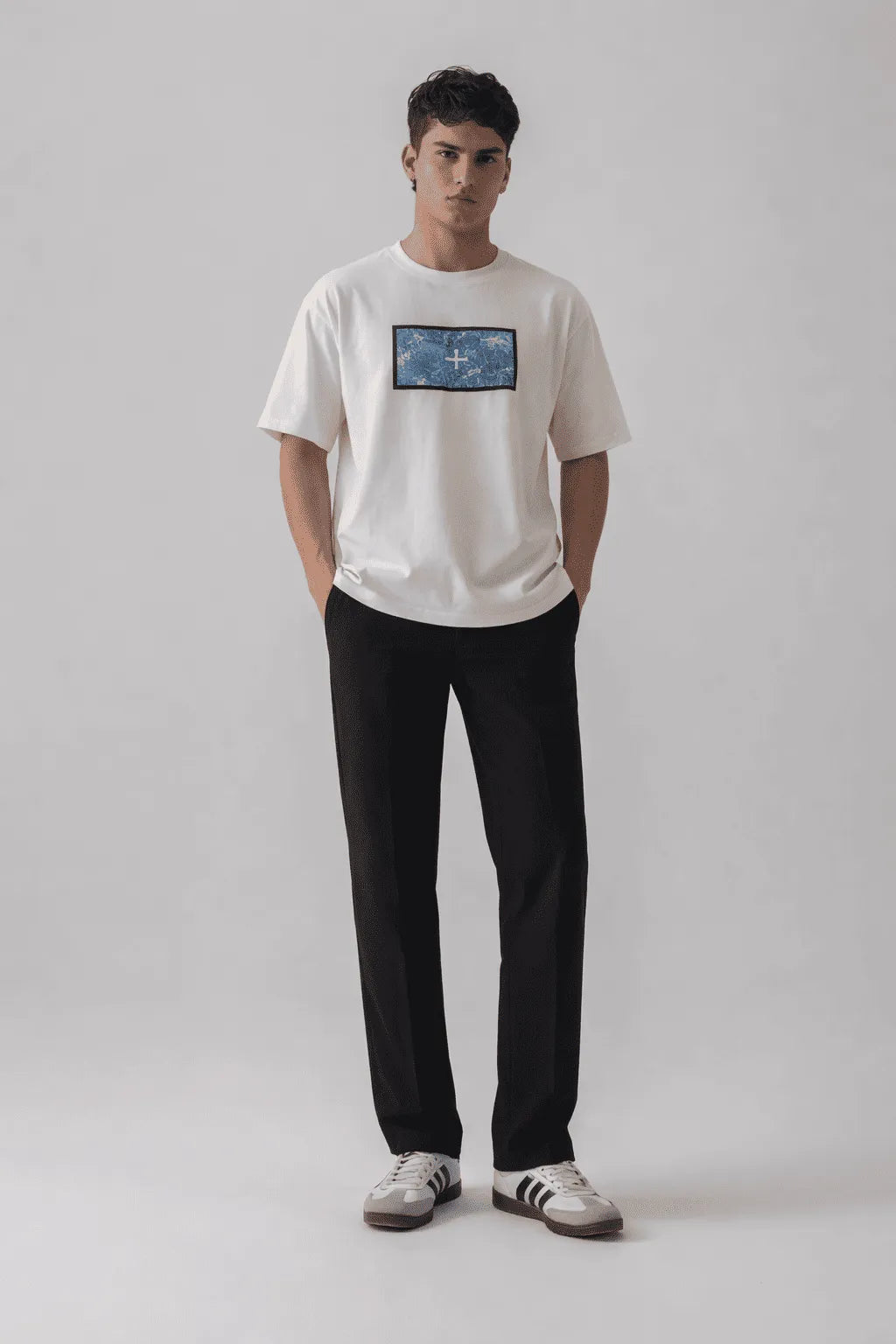 DROP 02 — ABOVE THE NOISE | Premium Embroidered T-Shirt | Vintage Airplane Logo Tee