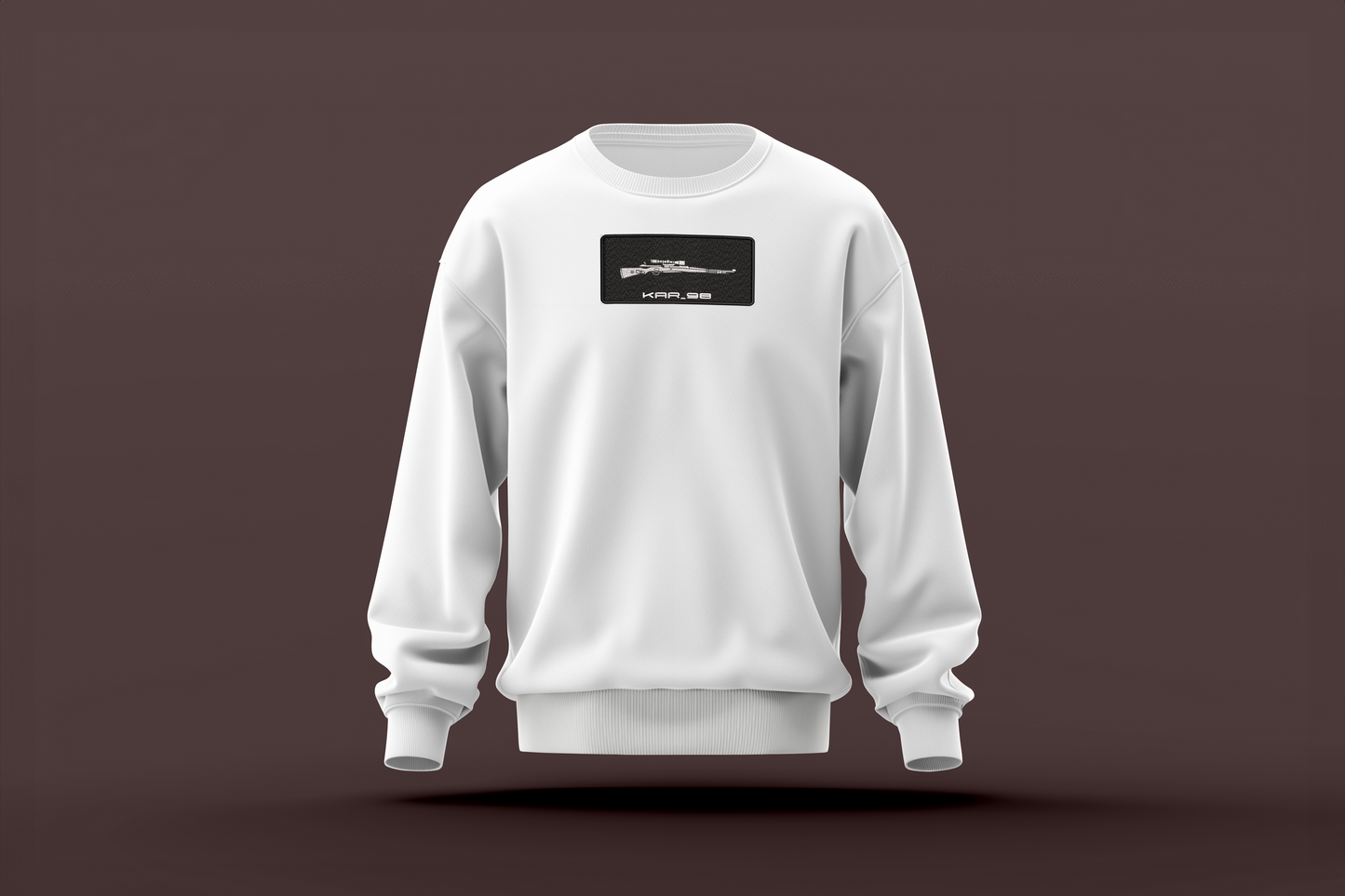 ZAVEX Kar 98 embroidered sweatshirt – gaming inspired embroidery sweatshirt