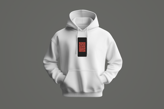 ZAVEX Never Stop Making embroidered hoodie – creative embroidery hoodie