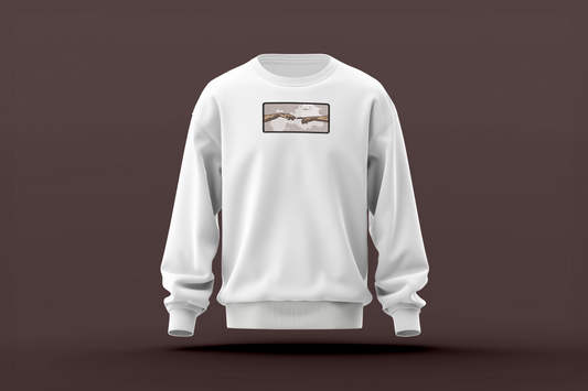 ZAVEX The Touch embroidered sweatshirt – premium embroidery sweatshirt design