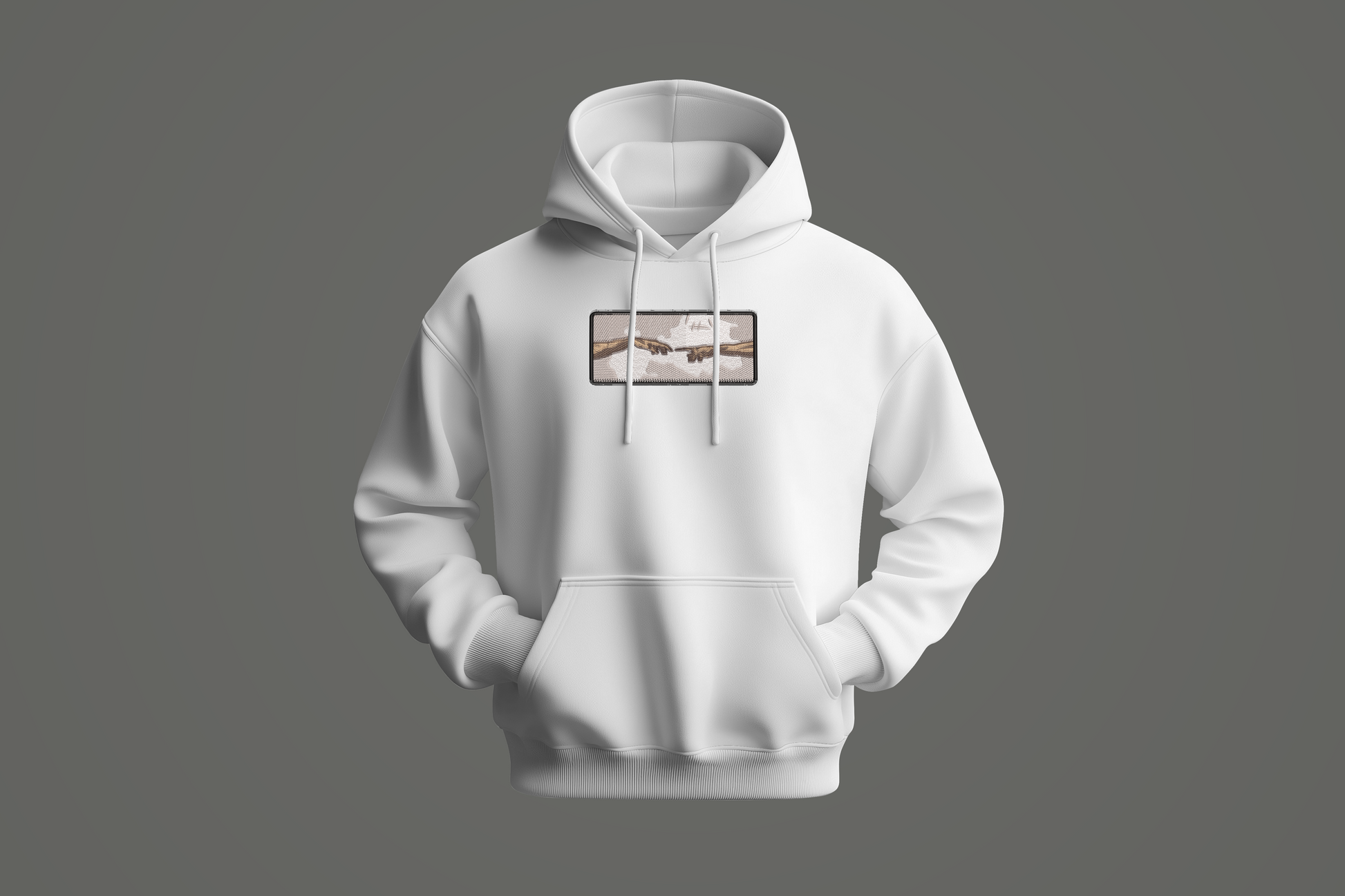 ZAVEX The Touch embroidered hoodie – premium embroidery hoodie design