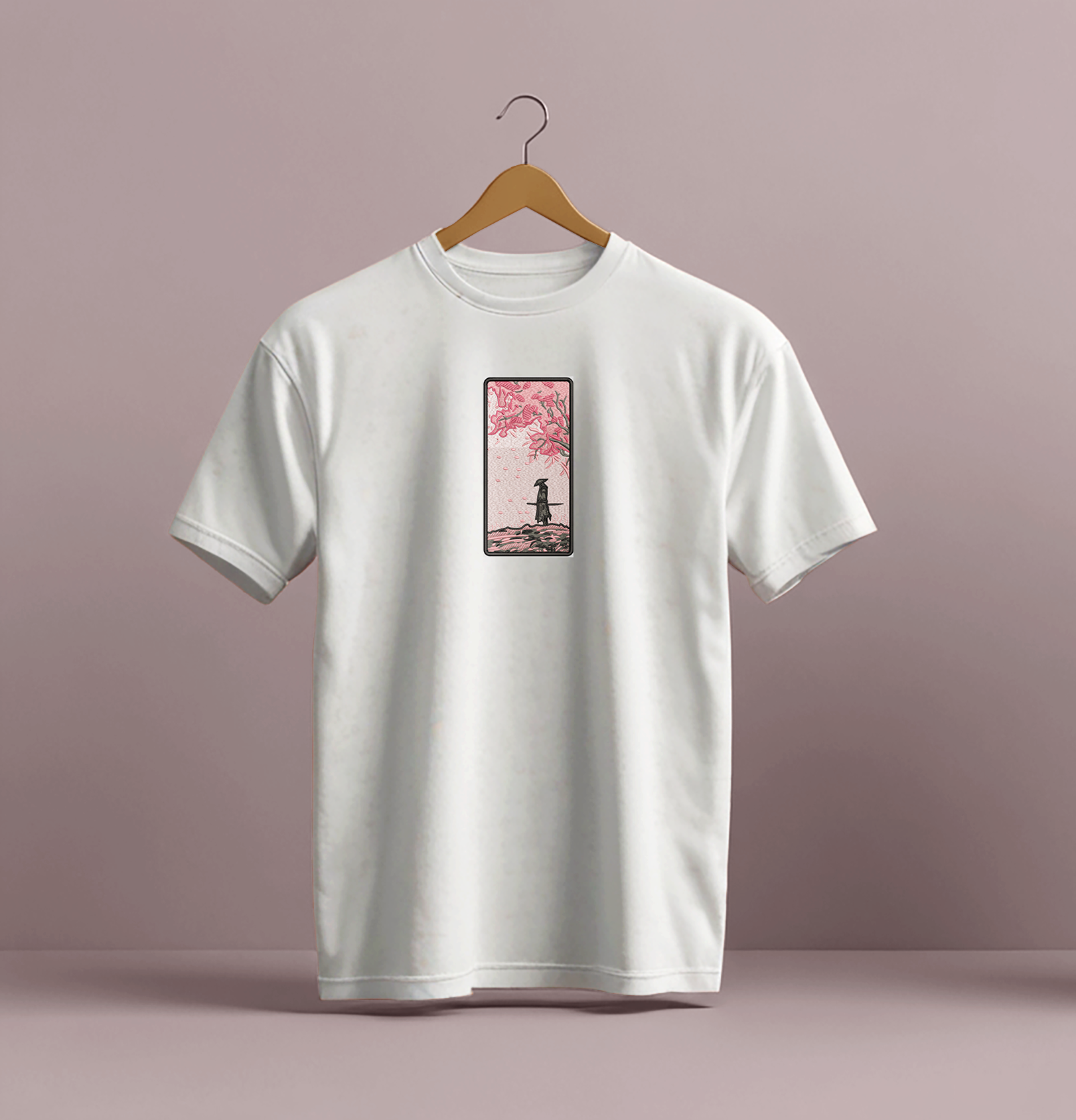 ZAVEX Samurai embroidered tshirt – Japanese inspired embroidery tshirt